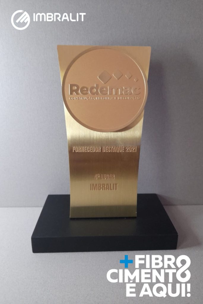 Imbralit recebe prêmio como Fornecedor Destaque Redemac 2021