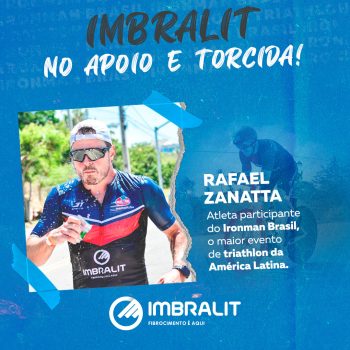 Triatleta Rafael Zanatta participa da competição IronMan Brasil na categoria MP 40-44